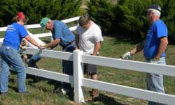 Building a fence